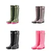 Buty deszczowe buty deszczowe Buty z łydką Izolowane gumowe deszczowe buty Kobiety wodoodporne kolan golowoń