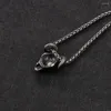 Pendant Necklaces Vintage Stainless Steel Satan Goat Necklace Hanging Men Chain Street Hip Hop Style Skull Jewelry Goth Accessories