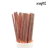 Disposable Drinking Paper Straws 25/50pcs Foil Gold/Silver Rainbow For Birthday Wedding Deco Christmas Party Event Supplies Daged