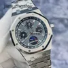 Ap Swiss Luxury Watch Epic Royal Oak 26609ti Calendario perpetuo cinese Edizione limitata 88 Orologi meccanici automatici in metallo titanio con fasi lunari da 41 mm