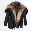 Mulheres pele falsa maomaokong inverno moda feminina luxuoso casaco de pele de coelho grande guaxinim com capuz parka jaqueta bomber 231113