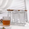 أكواب زجاجية قديمة نظارات الشرب صافية Hobnail Glasshs Tumbler تصميم زجاجي نظارات رومانسية ماء لعصير المشروبات كوكتيل الصودا ويسكي