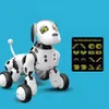 電気/RC動物リモートコントロールスマートロボットドッグプログラム可能な2.4gワイヤレスキッズトイインテリジェントトーキングロボット犬電子ペットキッドギフト230414
