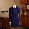 Men's Jackets Winter Wool Coat Double Breasted Lapel Dress Wedding Dinner Party Custom Male's Slim Fit Jacket 231113