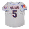 SL Vintage David Wright 2000 World Series Mets Baseball Jersey Ny Mike 31 Piazza Robin Ventura Jose Reyes Edgar Alfonzo Tom Seaver Floyd Gary