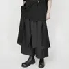 Herrenhose Yamamoto NDNBF Lässiger Nischendesigner Mehrschichtiges Bein Personalisierter Trend Übergroßer, lockerer, breiter Rock