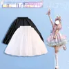 Skirts Ball Gown Lolita Underskirt Kawaii Women Skirt White Cosplay Petticoat Japanese Preppy Style Cute Black Ruffle Prom Petticoats