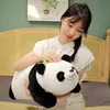 50/70 cm söt liggande panda plyschleksaker kawaii bambu shoot panda björn dockor fylld mjuk kudde för barn födelsedagspresent