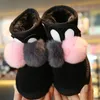 Turnschuhe Kleinkind Mädchen Schnee Gummistiefel Weiche Kinderstiefel Rutschfeste Baumwolle Gefütterte Flache Mädchen Winter