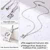 Pendant Necklaces GoldChic Old English Initial Necklace For Women Girls Stainless Steel Gothic Letter Charm Alphabet A-Z Jewellery