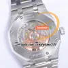 TWF tw15400 A3120 Relógio masculino automático totalmente gelado pavimentado com mostrador de diamante lado de aço com diamantes pulseira de dois tons Super Edition joias trustytime001Relógios