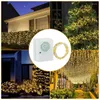 Strängar Dimble Christmas Lights Music Sync Fairy Outdoor Decorative Lamp för inomhus