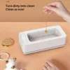 Storage Bottles Ultrasonic Cleaner USB Charging 45kHz High Frequency Glasses Jewelry Electric Vibration Cleaning Machine Home Supplies