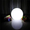 Gece Işıkları Süper Büyük Led Glow Yuvarlak Top Gece Işıkları Pil Güçlü Uzaktan 16 Renk Kapalı Açık Dekor için Bahçe Peyzaj Çim Lambaları Q231114