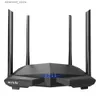 Router Tenda AC1200 Router WiFi dual band Router Internet wireless ad alta velocità con app intelligente MU-MIMO per la casa AC6 Nero Q231114