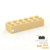 Blocos 200pcs 2x6 Dot Bulk Building Figuras grossas Tijolos Educacionais Tamanho Criativo Compatível com 2456 Brinquedo Plástico para Crianças 231114