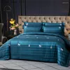 Set di biancheria da letto 2023 Comfort 140s Lenzuolo in cotone Copripiumino Set letto di design King size di lusso