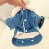 Hundebekleidung Mode Winter Jeansjacke mit Pelz dicken Welpen Haustier XS XL Mantel Outfits Jeans Kostüm Chihuahua Yorkshire Bichon Cat Goods 230414