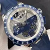 AAA 3A qualité hommes montres 43mm saphir verre bande de caoutchouc avec boîte-cadeau automatique mécanique Jason007 montre 1