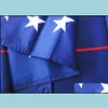 배너 플래그 도널드 트럼프 깃발 미국 대통령 미국 대통령 폴리 에스테르를위한 미국은 3 x 5 피트 블루 드롭 배달 홈 G dhfnu