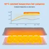 Koc elektryczny grafen termostat ogrzewanie podgrzewacze podkładka podkładka gospodarstwa domowego Zimowe bezpieczne podkładki podkładki flanelowe ręce poduszka 231113