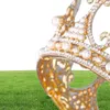 Femmes Vintage Tiara Crown Crystal Rinaste Bridal Hairband Party Hair Accessoires pour le banquet de fête de mariage7565414