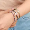 Fascino dell'albero di perline Boho Coppie Turchesi africani String Bracciali intrecciati Yoga Amicizia Punk Uomini Bracciale da polso Amanti GioielliL231114