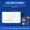 Routery odblokowane gniazda karty SIM 4G bezprzewodowy router Wi -Fi Android TV Box HDMI 2.0B 1GB+8 GB Pamięć WAN/LAN Port 4G LTE WIFI CPE Modem routerem Q231114