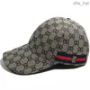 2022mens Canvas Baseball Hat Designers Caps Hattar Kvinnor Monterade Cap Fashion Fedora Letter Stripe Men Casquette Beanie Bonnet 001