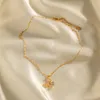 Colares de pingente DEAR-LIFE Moda incrustada colar de borboleta de zircônia branca sem perda de cor jóias personalizadas