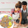 Bakvormen Bruiloft Valentijnsdag Cartoon Cookie Mold Liefde Ring Rose Flipping Sugar Cutter DIY Taart Decoreren Gereedschappen