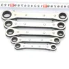 Freeshipping 5PC 6-21 mm Metryk Offset Tabryk Klucz Klucz Universal Ratchet Klucz z podwójnym końcem Klucz Klucz Offset Knfna VGRNA