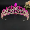 Haarspangen Tiaras und Kronen Braut Hochzeit Zubehör Silber Farbe Gold Frauen Mode Kristall Strass Kopf Schmuck Diademe