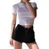 T-shirt da uomo Ispirato Top Shop Unisex Uomo Donna Tv Horror Nuove magliette Lettera Stampa Cotone Moda Magliette Top