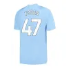 23 24 Haaland Man Citys Soccer Jersys 2023 2024 선수 팬 Grealish Foden Sterling Football Shirt De Bruyne Gesus Bernardo Mahrez Maillot Foot Men Kids Kits 412