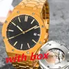 Novo relógio masculino 41mm mestre automático mecânico safira clássico moda aço inoxidável 5at à prova dwaterproof água luminosa montre de luxe com caixa