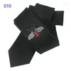 Bow Ties Hand Tie Strips Black Neckties For Men Women Polyester Adult Skinny 5cm Print Business Leisure