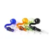 ACOOK Glasses Oil Burner Pipes hookahs Water Bongs Purple Tobacco Smoking Pipes Glass Bubbler In Stock