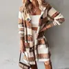 Women's Wool Blends All-Match Ladies Plaid Pocket Warm Midi Jackets Fashion Croissant Button Hooded Cardigan Coats 2024 Winter Fleece Women's Jacket 231113