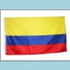 バナーフラグコロンビア共和国旗3x5フィートコロンビアコロンビア南アメリカポリエステルファン
