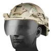 Caschi da sci Casco FAST Militare Airsoft MH Tattico Camouflage Outdoor Painball CS SWAT Equitazione Proteggi attrezzatura 231113