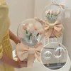 Present Wrap Diy Transparent Ball Flower Packaging Box Creative Design Wrapping Acrylic Bobo för bröllop