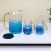 Bar Tools Water Jug Glass Pitcher Hem Använd vattenkokare med handtag för kokande kall dryck 230413