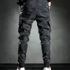 Trainingspakken voor heren Casual broeken Cargokleding Sportkleding Militaire tactiek Multi-pocket Camouflage Forest Run Outdoor Stretch Slim Fit korset 231114