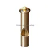 Partybevorzugung Handmade Vintage Pure Brass Whistle Gift Cam Outdoor Water Sports Rescue Survival Ct0114 Drop Delivery Home Garden Festiv Dh8Uv