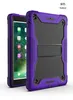 Kickstand Tablet Case Cover voor Ipad 2 3 4 TCL Tablet 10 5G Tab 8 4G N9132 Heavy Duty 3 lagen Multifunctionele bescherming Tabletaccessoires PC en siliconenmateriaal