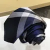 Neckband Designer med Box Men Slips Design Mens Fashion Tie Stripes Mönster Broderi Luxurys Designers Business Cravate Neckwear 53UW