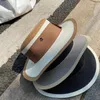 Wide Brim Hats Women Straw Hat Patch Color Quick Drying Sunshade Outdoor Retro for Summer Beach