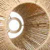 Lampy wiszące ratan abażystów akcesorium wiszące urządzenie oświetleniowe akcesoria
