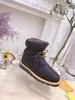 winter wool boots fashion women shoes thick bottom Suede Alphabet Medium boot designer shoe platform Cold resistance and warmth retention woman Short boots 35-40-41